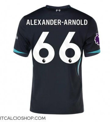 Liverpool Alexander-Arnold #66 Seconda Maglia 2024-25 Manica Corta